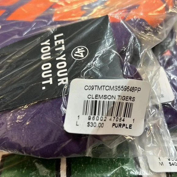 CLEMSON TIGER SHIRT 47 BRAND 🔥MEDIUM - Picture 8 of 9
